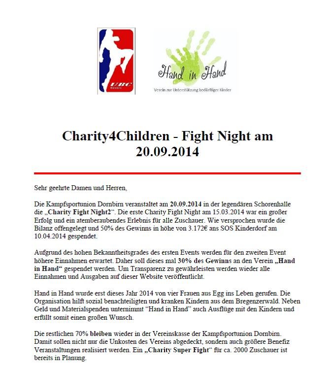 Charity4Children - Fight Night